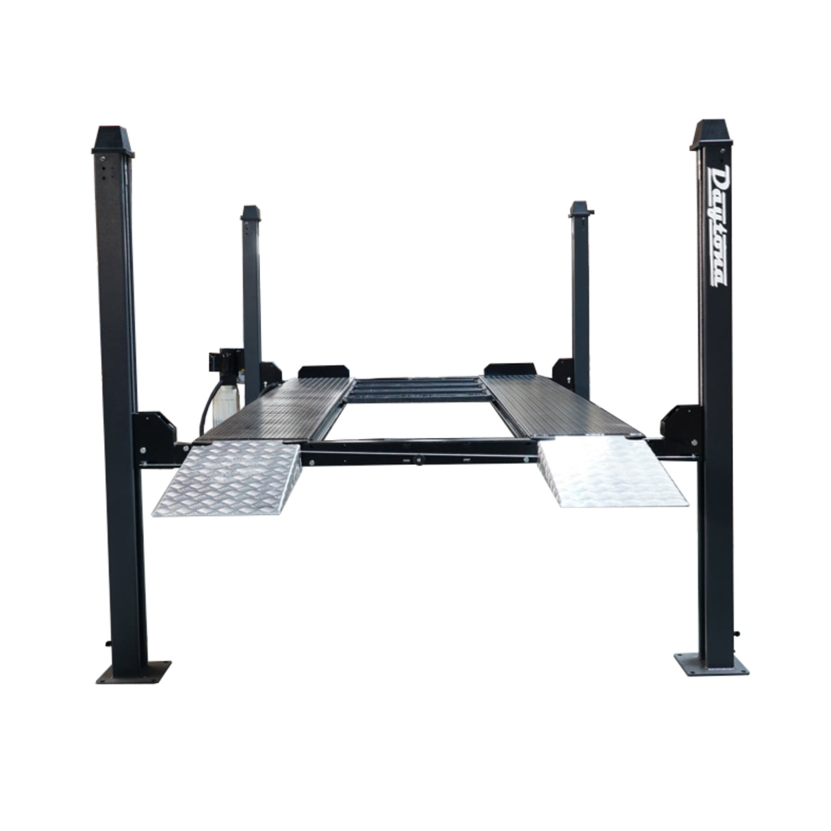 Daytona LFPP10-XLT 10,000 lb 4-Post Parking Lift – Extra-Long, Extra-Tall Vehicle Storage Lift for SUVs & Trucks, 120V