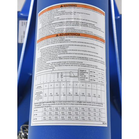 Vestil LM-1T Standard Telescoping Forklift Lift Boom — Heavy-Duty Extendable-Reach Lifting