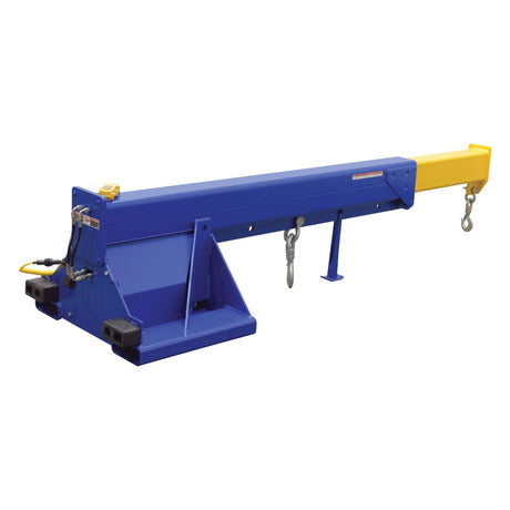 Vestil LM-HBE Hydraulic Powered Telescoping Forklift Lift Boom — Power-Operated Extension, 8,000 lb Capacity