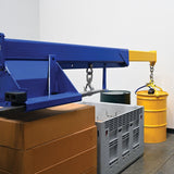 Vestil LM-HBE Hydraulic Powered Telescoping Forklift Lift Boom — Power-Operated Extension, 8,000 lb Capacity