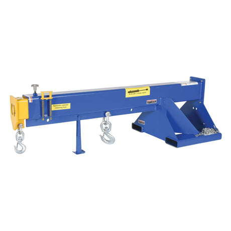 Vestil LM-HBE Hydraulic Powered Telescoping Forklift Lift Boom — Power-Operated Extension, 8,000 lb Capacity