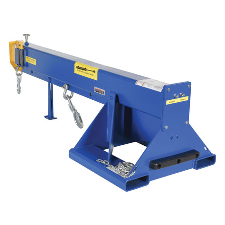 Vestil LM-HBE Hydraulic Powered Telescoping Forklift Lift Boom — Power-Operated Extension, 8,000 lb Capacity