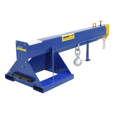 Vestil LM-HBE Hydraulic Powered Telescoping Forklift Lift Boom — Power-Operated Extension, 8,000 lb Capacity