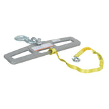 Vestil LM-HP Fork Truck Hook Plate — Forklift Lifting Hook Plate with Anchor Shackle, 4,000–10,000 lb