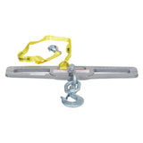 Vestil LM-HP Fork Truck Hook Plate — Forklift Lifting Hook Plate with Anchor Shackle, 4,000–10,000 lb