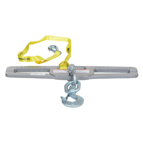 Vestil LM-HP Fork Truck Hook Plate — Forklift Lifting Hook Plate with Anchor Shackle, 4,000–10,000 lb