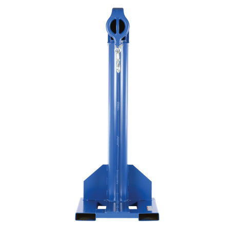 Vestil LM-HRT High Rise Telescoping Forklift Lift Boom — Elevated Hook with Extendable Reach for Above-Grade Lifting
