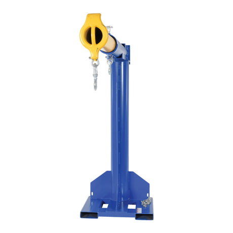 Vestil LM-HRT High Rise Telescoping Forklift Lift Boom — Elevated Hook with Extendable Reach for Above-Grade Lifting