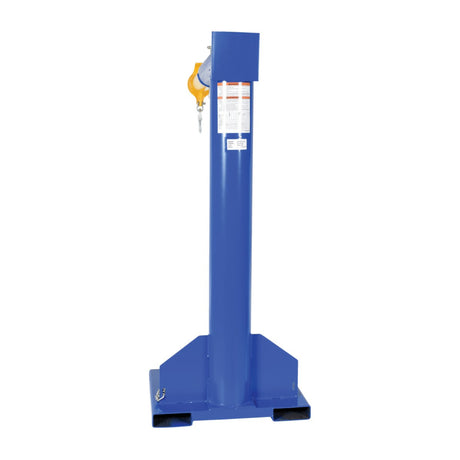Vestil LM-HRT High Rise Telescoping Forklift Lift Boom — Elevated Hook with Extendable Reach for Above-Grade Lifting