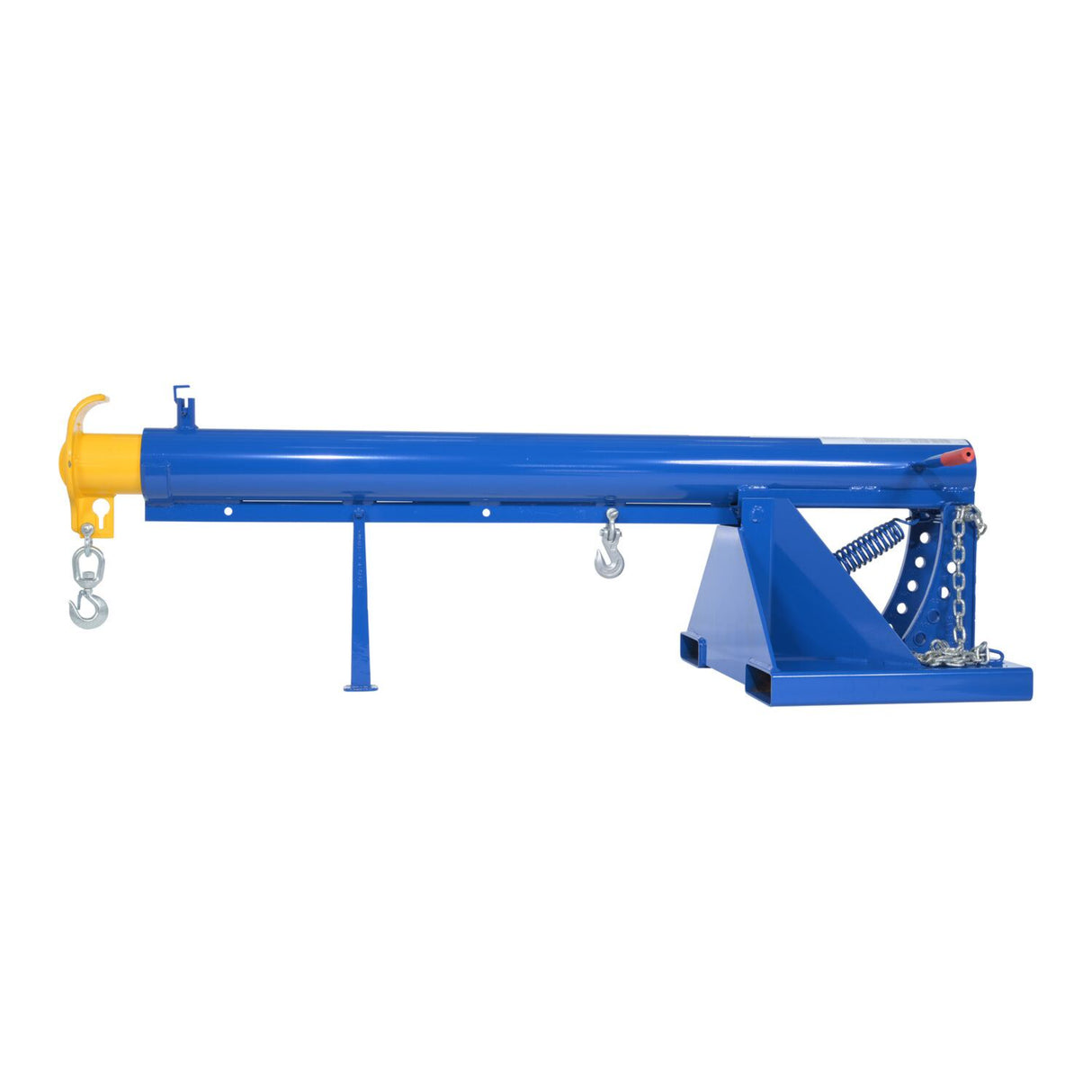 Vestil LM-OBT Orbiting Telescoping Forklift Lift Boom — Rotating Hook with Extendable Reach for Maximum Lift Versatility