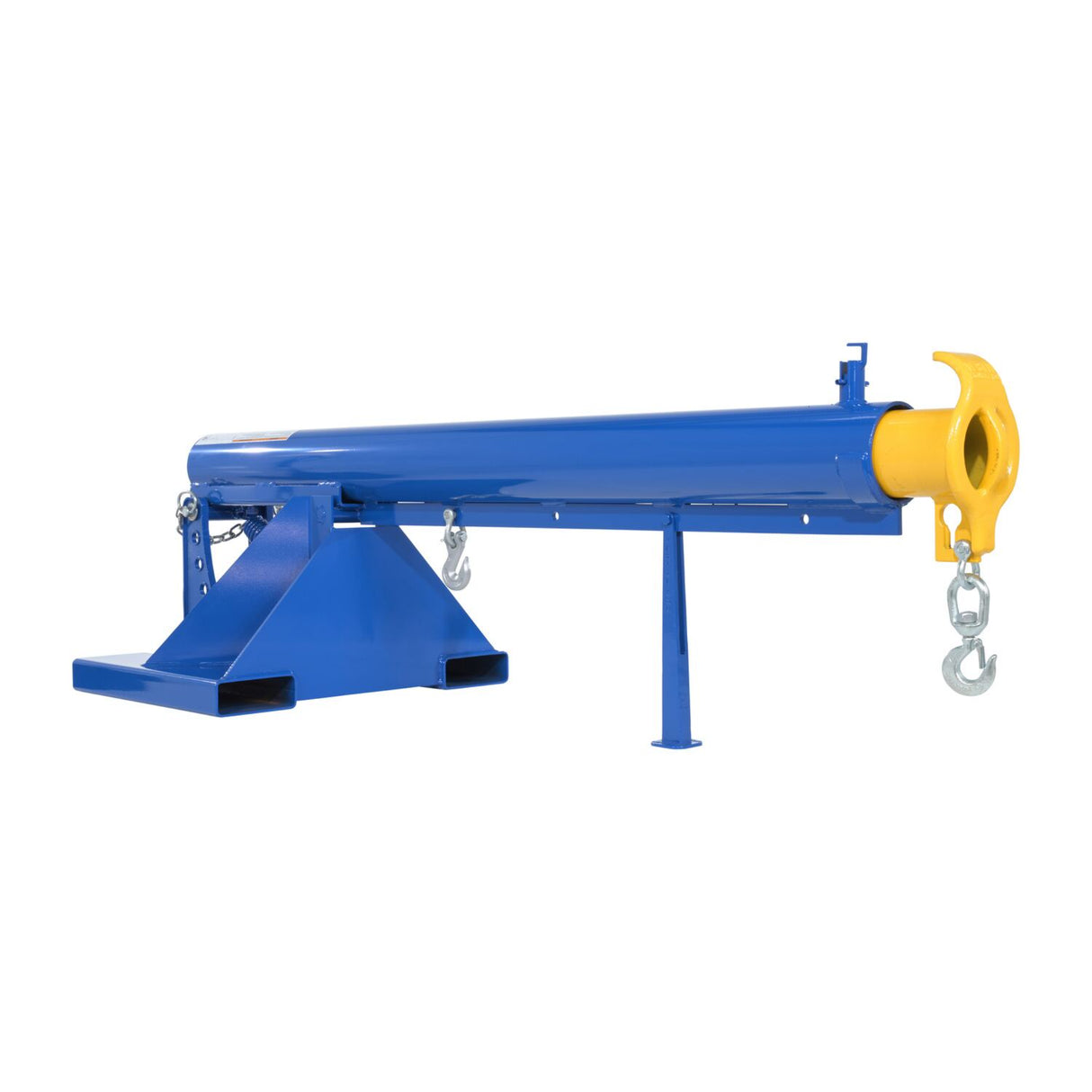 Vestil LM-OBT Orbiting Telescoping Forklift Lift Boom — Rotating Hook with Extendable Reach for Maximum Lift Versatility