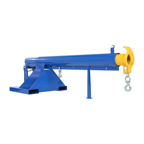 Vestil LM-OBT Orbiting Telescoping Forklift Lift Boom — Rotating Hook with Extendable Reach for Maximum Lift Versatility