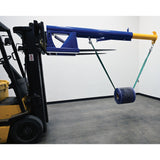 Vestil LM-OBT Orbiting Telescoping Forklift Lift Boom — Rotating Hook with Extendable Reach for Maximum Lift Versatility