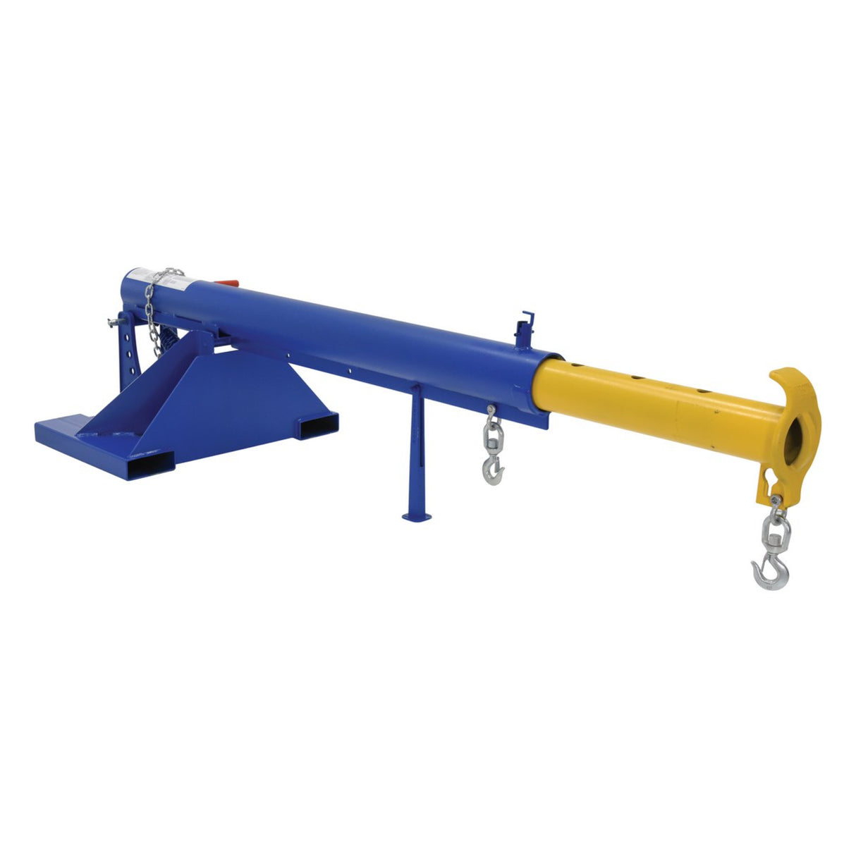 Vestil LM-OBT Orbiting Telescoping Forklift Lift Boom — Rotating Hook with Extendable Reach for Maximum Lift Versatility