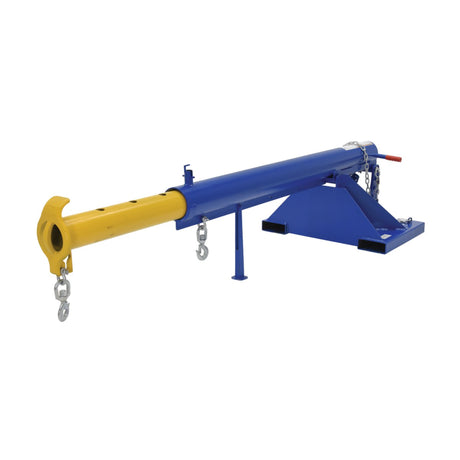 Vestil LM-OBT Orbiting Telescoping Forklift Lift Boom — Rotating Hook with Extendable Reach for Maximum Lift Versatility