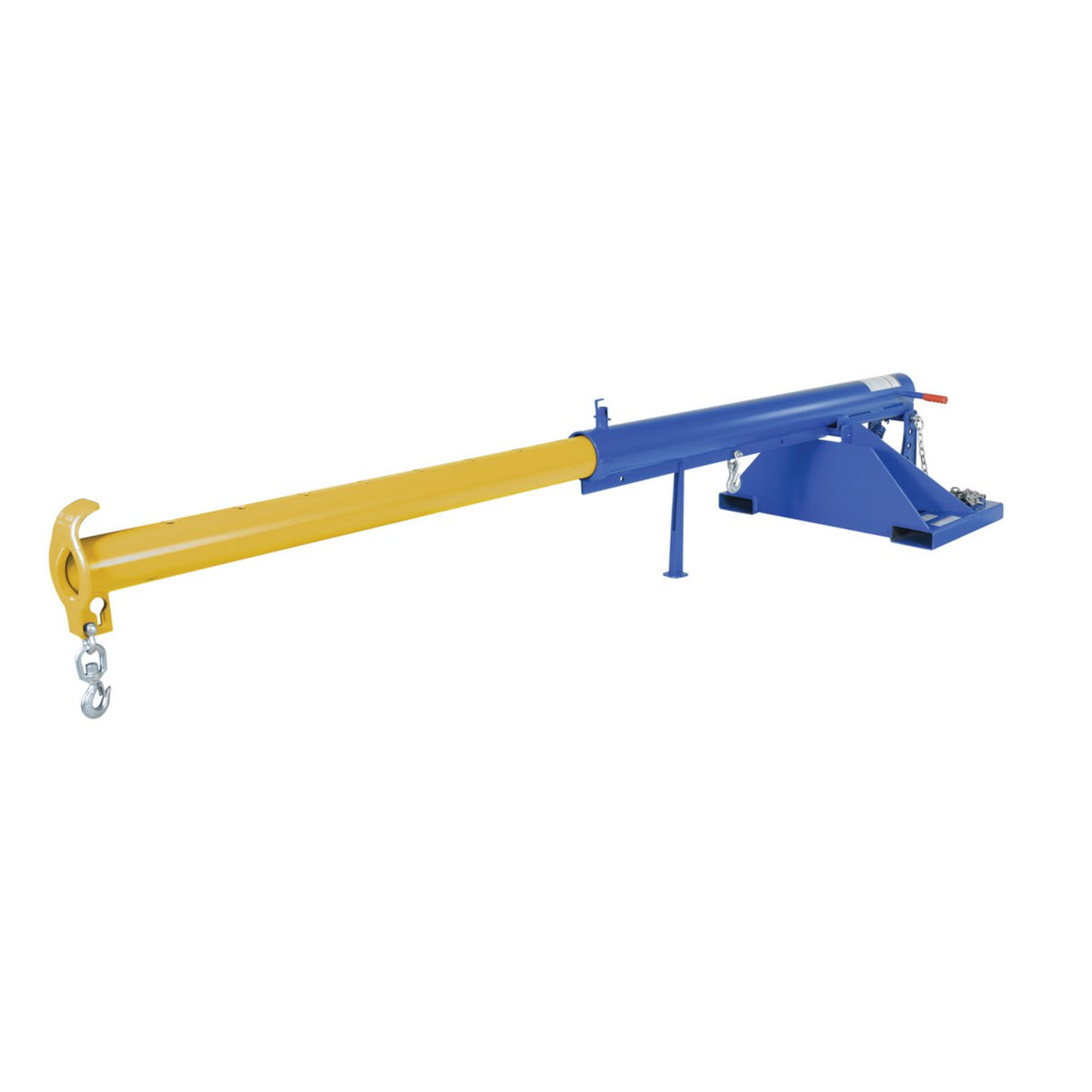 Vestil LM-OBT Orbiting Telescoping Forklift Lift Boom — Rotating Hook with Extendable Reach for Maximum Lift Versatility
