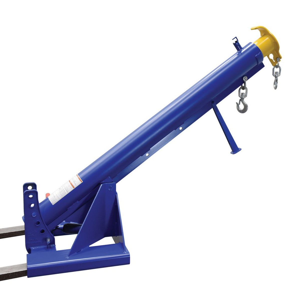 Vestil LM-OBT Orbiting Telescoping Forklift Lift Boom — Rotating Hook with Extendable Reach for Maximum Lift Versatility