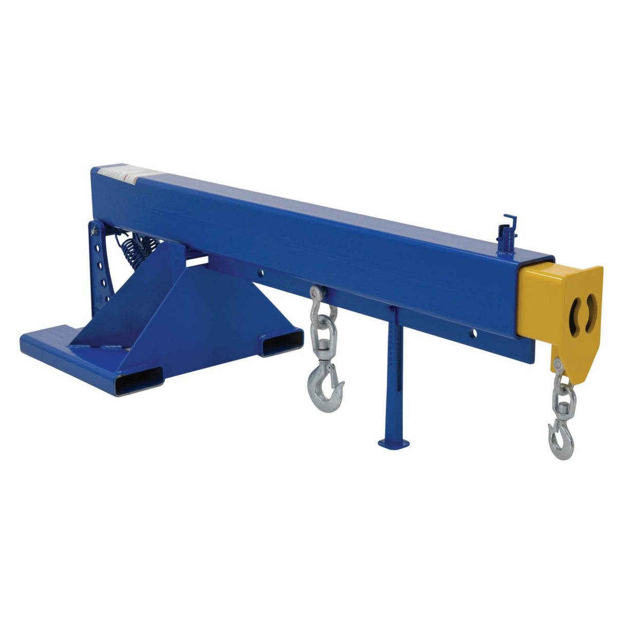 Vestil LM-OBT Orbiting Telescoping Forklift Lift Boom — Rotating Hook with Extendable Reach for Maximum Lift Versatility