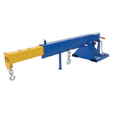 Vestil LM-OBT Orbiting Telescoping Forklift Lift Boom — Rotating Hook with Extendable Reach for Maximum Lift Versatility