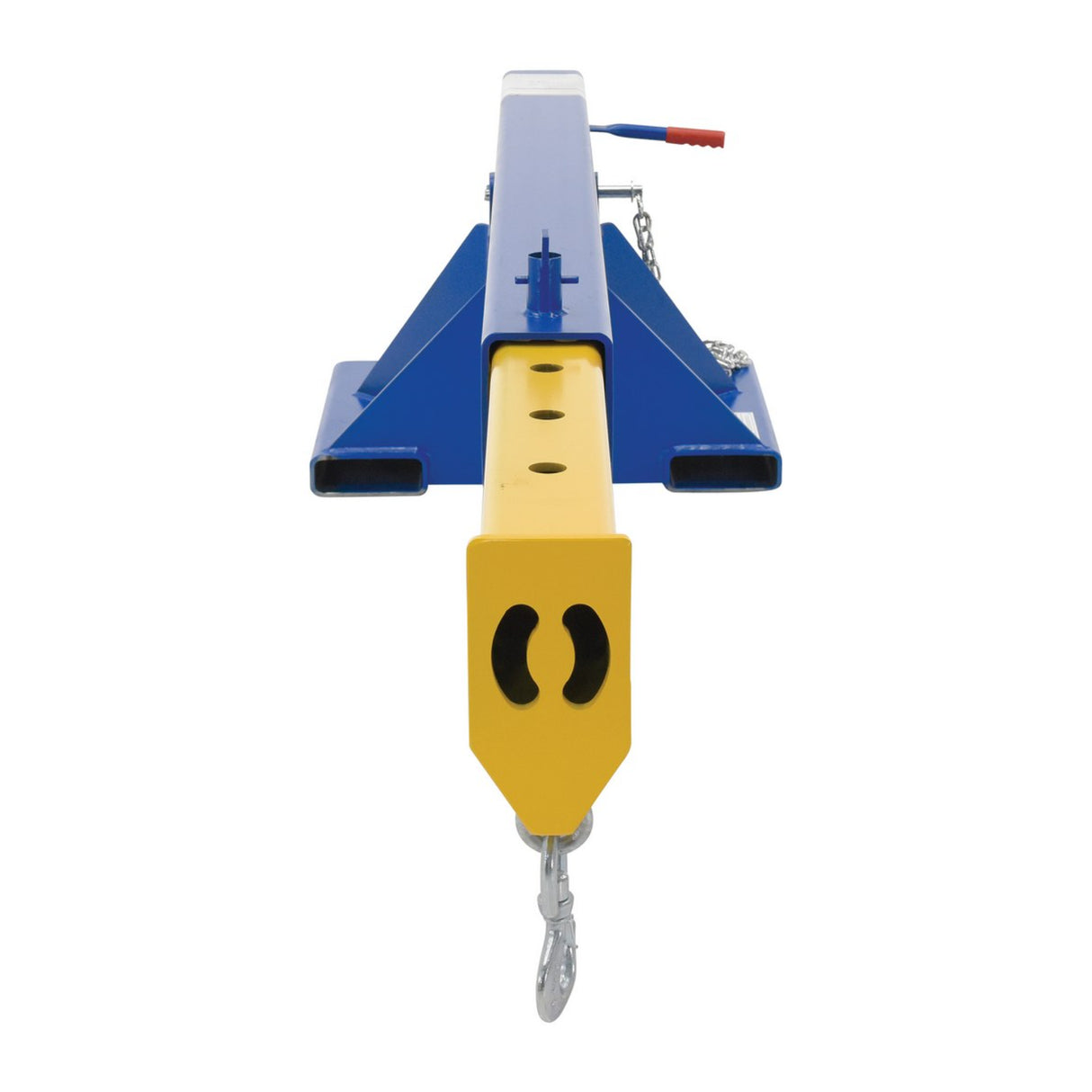 Vestil LM-OBT Orbiting Telescoping Forklift Lift Boom — Rotating Hook with Extendable Reach for Maximum Lift Versatility