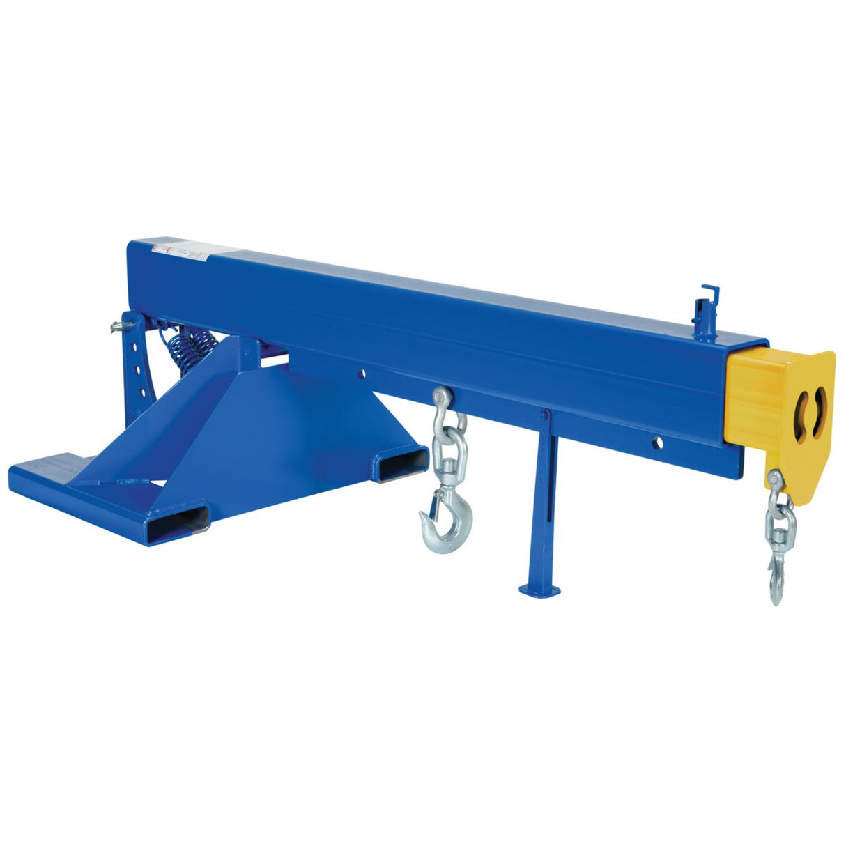 Vestil LM-OBT Orbiting Telescoping Forklift Lift Boom — Rotating Hook with Extendable Reach for Maximum Lift Versatility