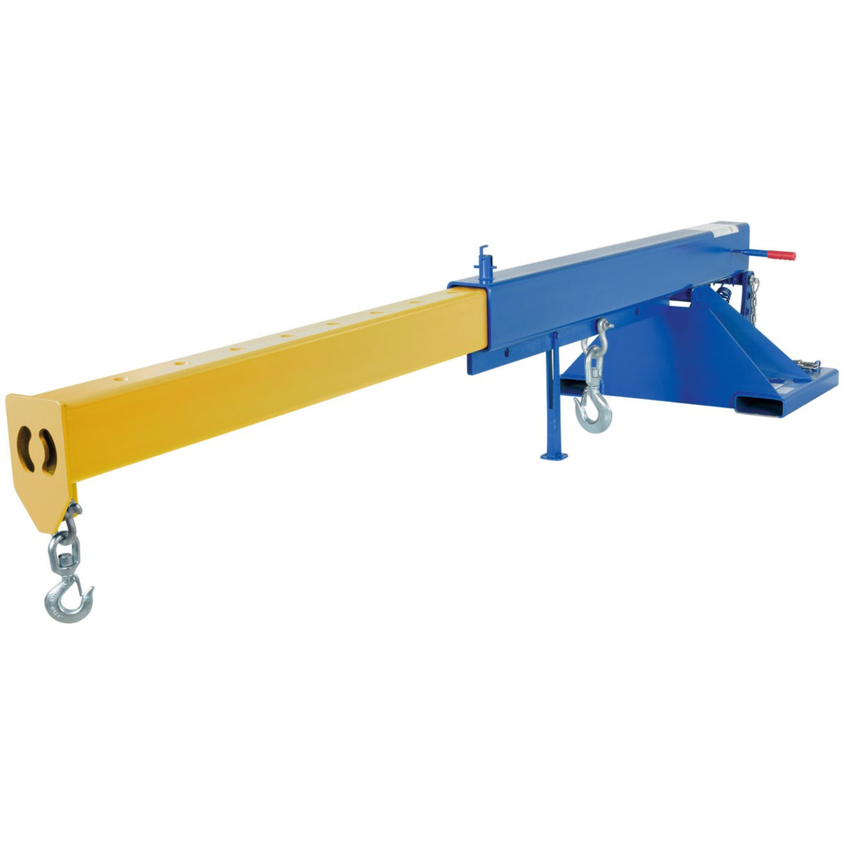 Vestil LM-OBT Orbiting Telescoping Forklift Lift Boom — Rotating Hook with Extendable Reach for Maximum Lift Versatility