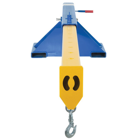 Vestil LM-OBT Orbiting Telescoping Forklift Lift Boom — Rotating Hook with Extendable Reach for Maximum Lift Versatility
