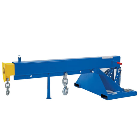 Vestil LM-OBT Orbiting Telescoping Forklift Lift Boom — Rotating Hook with Extendable Reach for Maximum Lift Versatility