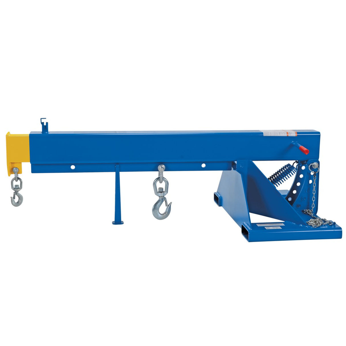 Vestil LM-OBT Orbiting Telescoping Forklift Lift Boom — Rotating Hook with Extendable Reach for Maximum Lift Versatility