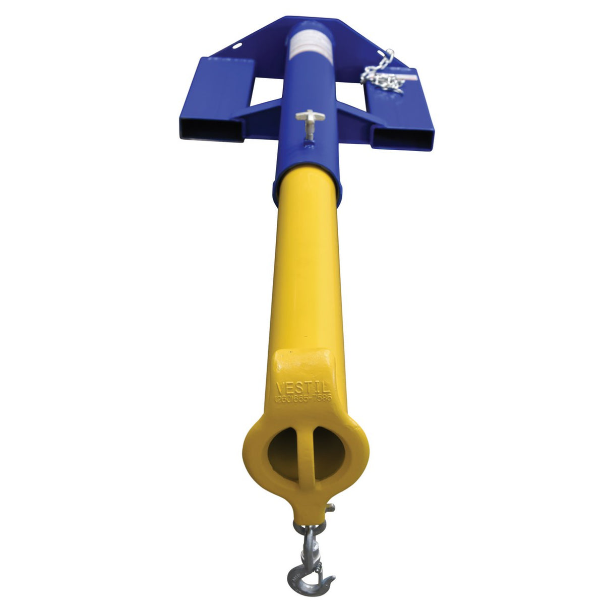 Vestil LMS Shorty Lift Master Fork Truck Boom — Compact Short-Reach Lifting for Tight Spaces