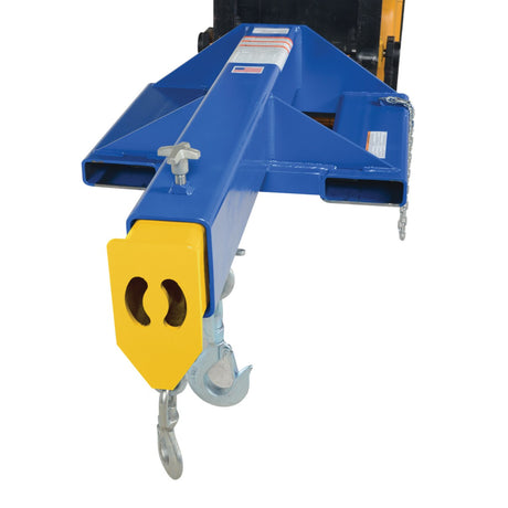 Vestil LMS Shorty Lift Master Fork Truck Boom — Compact Short-Reach Lifting for Tight Spaces