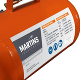 Martins Industries Bead Seater 5-Gallon Steel Tank (MBS-5) – Manual-Release Bead Seater for ATV, PCR, LT/SUV, TBR & OTR Tires, TPMS-Safe