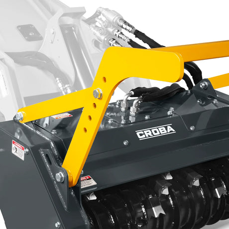 MechMaxx 37" Forestry Drum Mulcher Attachment for Mini Skid Steers