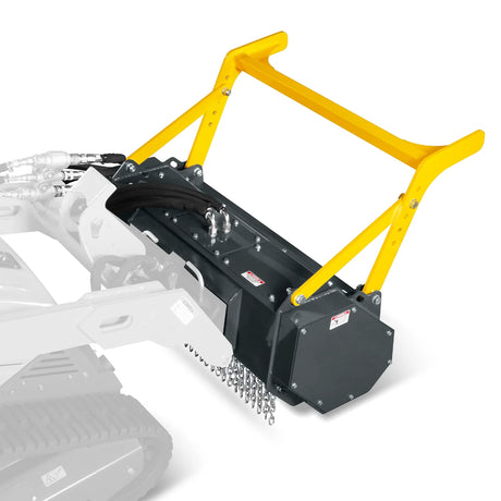 MechMaxx 37" Forestry Drum Mulcher Attachment for Mini Skid Steers