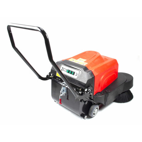 SM1050 41.3" Battery Powered Walk-behind Floor Sweeper with Water Sprinklers, Triple Brushes