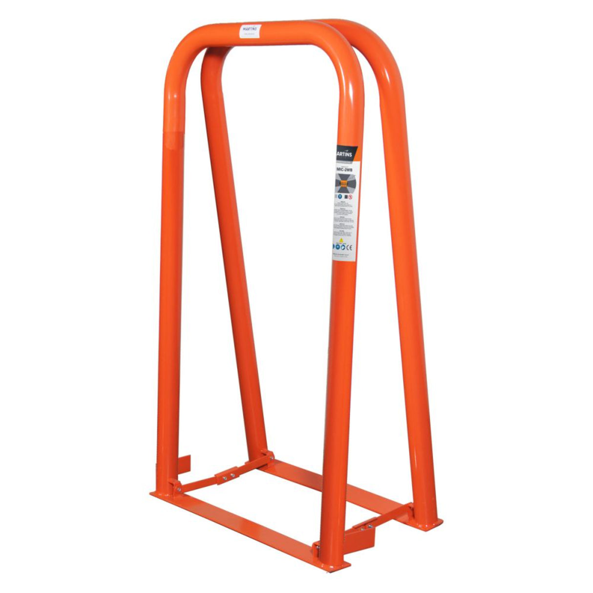 Martins Industries Portable 2-Bar Wide-Base Tire Inflation Cage – 48" Tire Capacity (MIC-2WB)