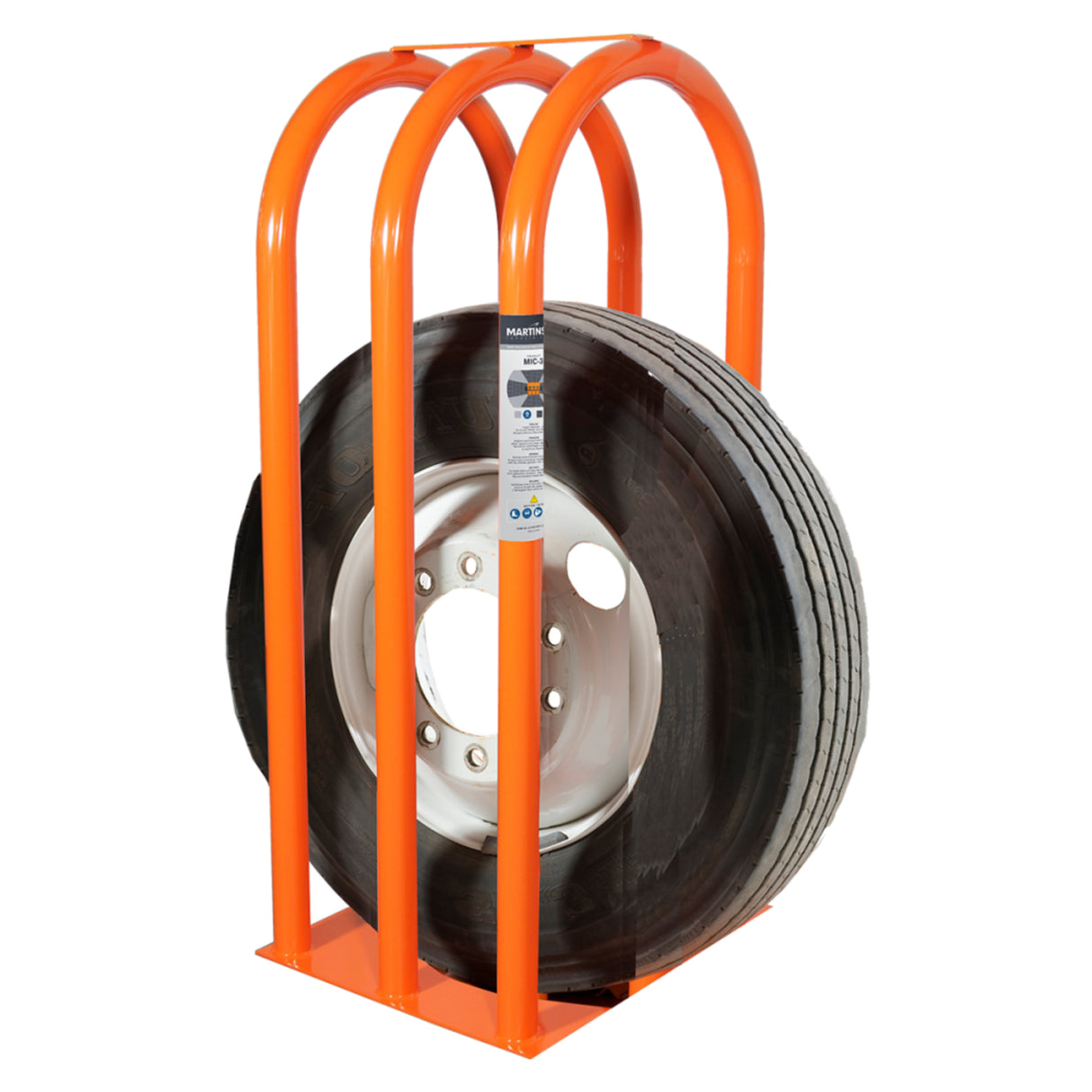 Martins Industries 3-Bar Tire Inflation Cage (MIC-3) – OSHA-Compliant Safety Cage for Truck & Bus (TBR) Tires & Multi-Piece Rims up to 47″ OD, 130 PSI