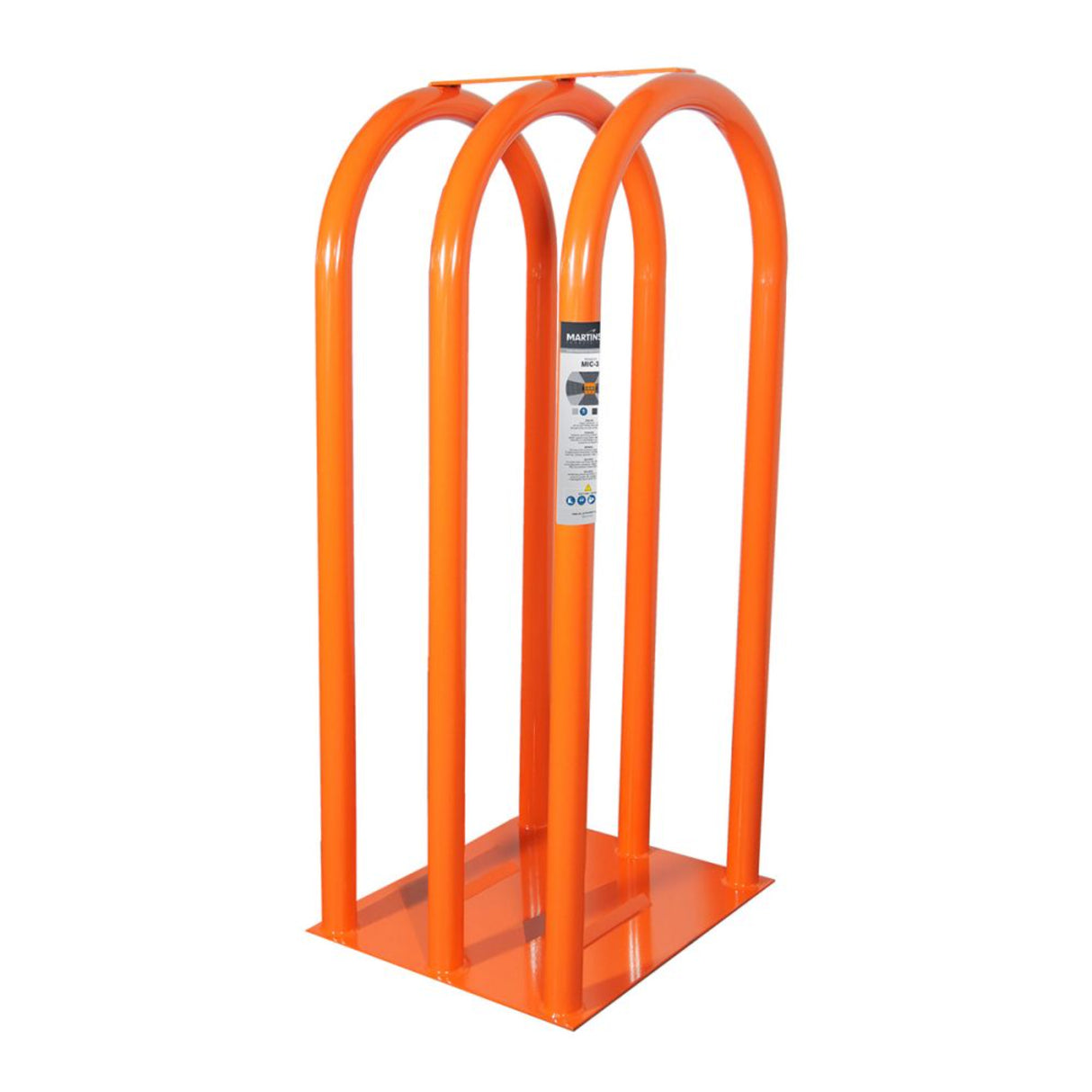 Martins Industries 3-Bar Tire Inflation Cage (MIC-3) – OSHA-Compliant Safety Cage for Truck & Bus (TBR) Tires & Multi-Piece Rims up to 47″ OD, 130 PSI