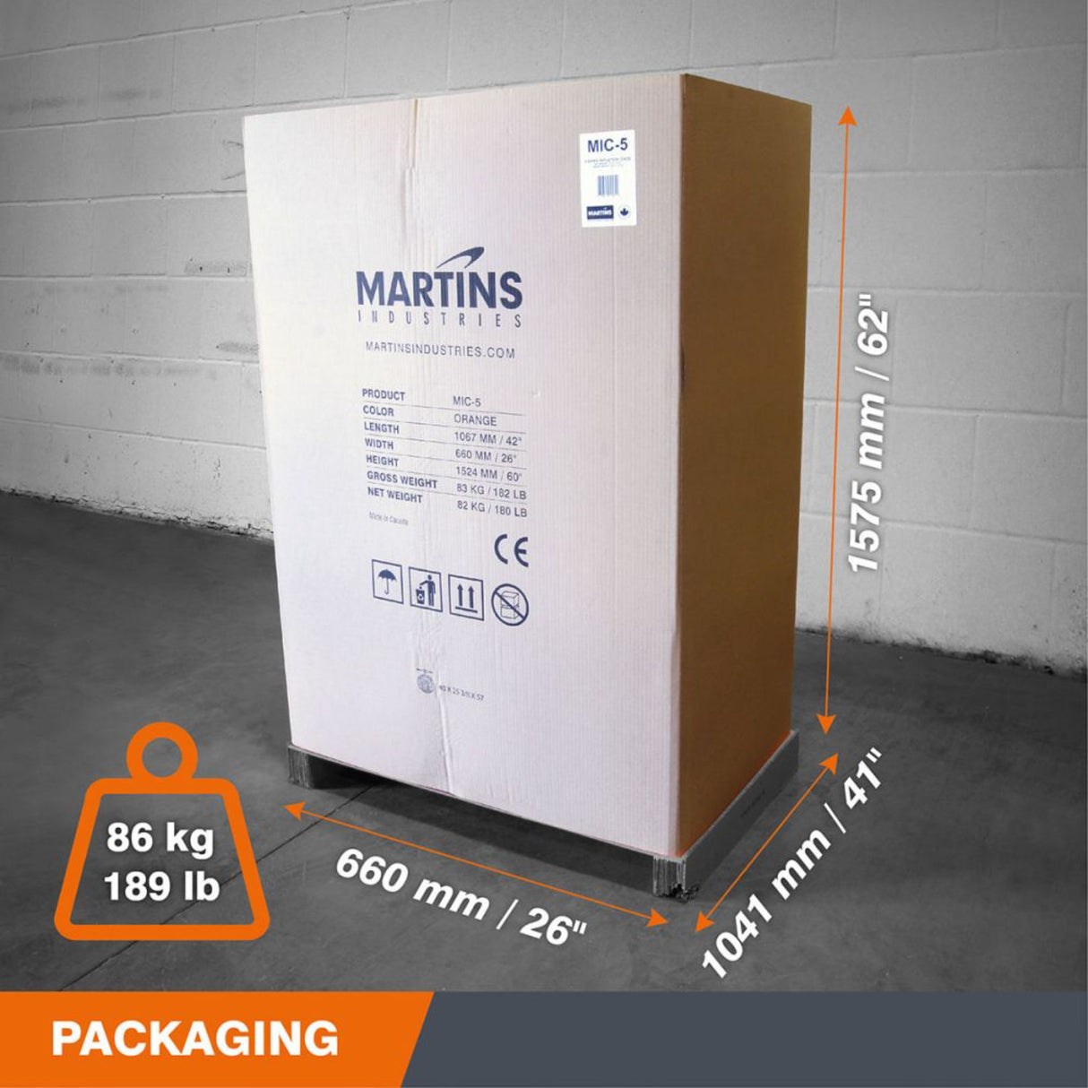 Martins Industries 5-Bar Tire Inflation Cage (MIC-5) – OSHA-Compliant Safety Cage for Truck & Bus (TBR) Tires & Multi-Piece Rims up to 47″ OD, 130 PSI