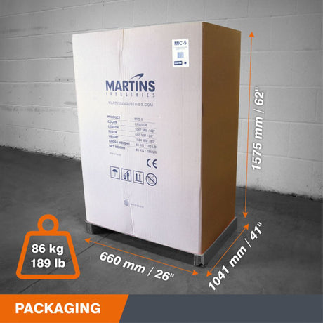 Martins Industries 5-Bar Tire Inflation Cage (MIC-5) – OSHA-Compliant Safety Cage for Truck & Bus (TBR) Tires & Multi-Piece Rims up to 47″ OD, 130 PSI