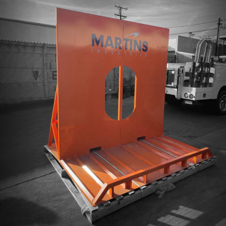 Martins Industries 80″ Tire Inflating Barrier / Inflation Cage (MITB-80) – OSHA-Compliant Safety Cage for OTR, Mining & Tractor Tires up to 80″ OD, 145 PSI