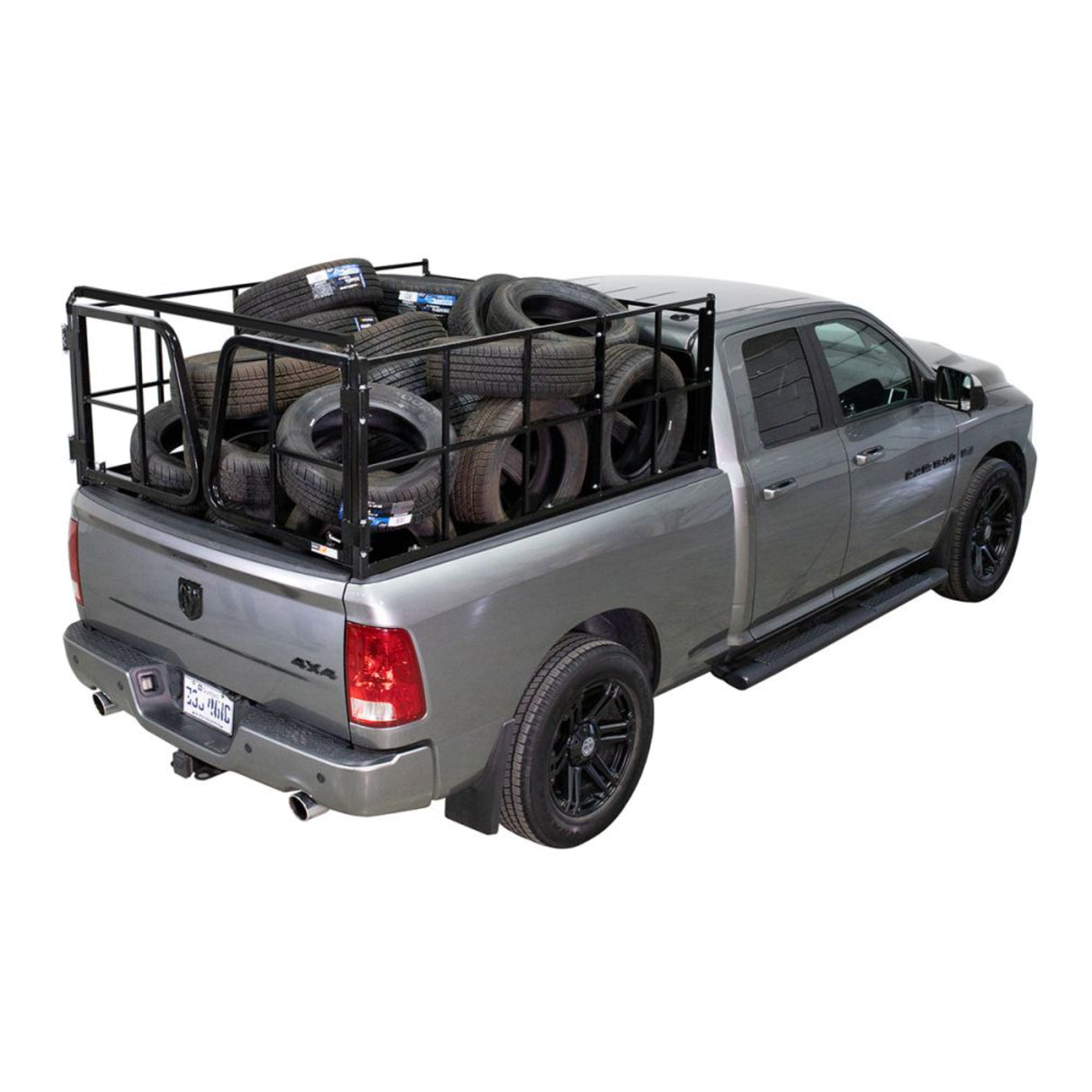 Martins Industries Xpeditor M-50 Pickup Truck Tire Cage (MPTX-50) – Tire Transport Cage for 6.5′ & 8′ Pickup Beds, Hauls up to 50 Tires, No-Drill Install