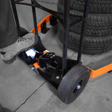 Martins Industries Tire Rider Tuff Tire Cart (MTC) – Heavy-Duty Mobile Tire Cart, Holds 8 Tires / 550 lb, Lifetime-Warranty Spring
