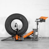 Martins Industries Pneumatic TBR & OTR Tire Spreader (MTRS-HD) – Air-Powered Truck & OTR Tire Repair Spreader with Lift Platform, Inspection Lamp & 265 lb Capacity