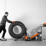 Martins Industries Pneumatic TBR & OTR Tire Spreader (MTRS-HD) – Air-Powered Truck & OTR Tire Repair Spreader with Lift Platform, Inspection Lamp & 265 lb Capacity