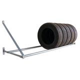 Martins Industries Wall-Mount Tire Rack – 500 lb Capacity, Holds 8 Tires (MWM-80)