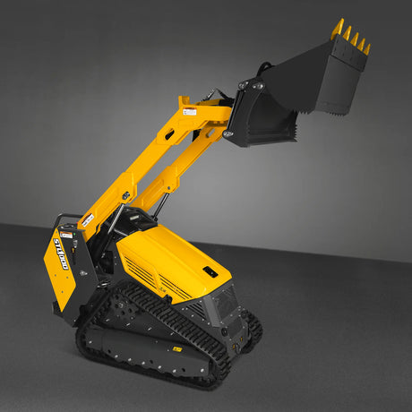 MechMaxx 25HP Stand-On Mini Skid Steer Loader with Kubota D1105 Engine