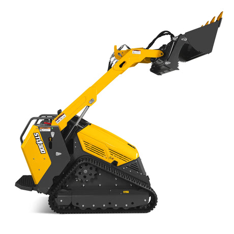 MechMaxx 25HP Stand-On Mini Skid Steer Loader with Kubota D1105 Engine