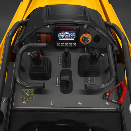 MechMaxx 25HP Stand-On Mini Skid Steer Loader with Kubota D1105 Engine