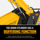 MechMaxx 25HP Stand-On Mini Skid Steer Loader with Kubota D1105 Engine